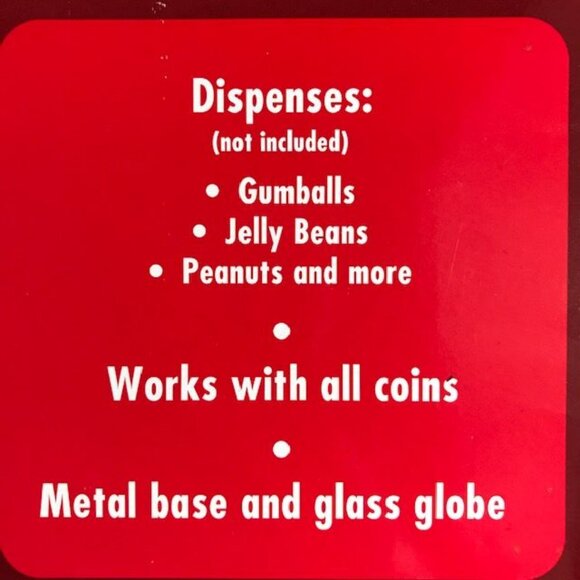 Vintage Coca-Cola Authentic Metal and Glass 10" Gumball Machine - Picture 6 of 14